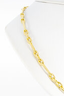 18 Karaat gouden gefigureerde Anker Collier- 43,5 cm