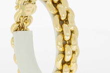 18 Karaat gouden fantasie Anker armband - 20 cm