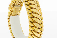 18 Karaat gouden gevlochten armband - 21,1 cm