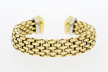 18 Karaat gouden flex Fope Gioielli manchet armband