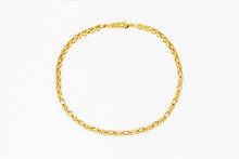 Byzantinische K&ouml;nigsarmband 18 Karat Gold - 20,4 cm