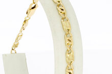 Falkenauge Armband 14 Karat Gold - 21,5 cm