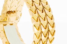 18 Karaat rose gouden vintage armband - 19,9 cm
