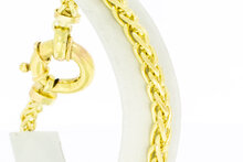 14 Karaat gouden Vossenstaart armband - 23 cm
