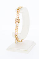 18 Karaat Gourmet gouden armband - 21,3 cm