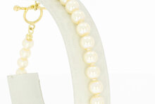 Perlenarmband mit 14 Karat Verschluss - 21 cm