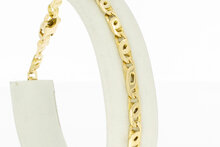 Falkenaugen Armband 14 Karat Gold - 19,5 cm