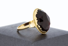 Vintage Granat Ring 14 Karat Gold - 19,7  mm