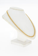 14 karaat gouden &#039;&#039;open&#039;&#039; Gourmet ketting - 74,3 cm