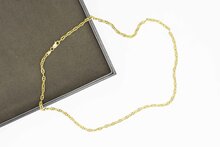 14 Karaat gouden Anker schakel Collier - 47,3 cm