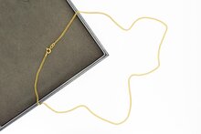 18K gouden Gourmet Ketting - 53,8 cm