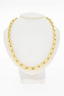 14 Karaat bicolor gouden Ankerketting - 46,8  cm