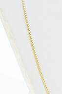 14 Karat gelb goldenene Venezianer Halskette - 38,5 cm