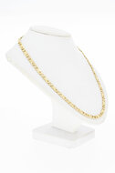 14 Karaat gouden Gourmet Infinity ketting - 46,6 cmuden Gourmet Infinity schakel Collier - 46,6 cm