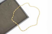 14 Karaat gouden Gourmet Infinity ketting - 46,6 cm