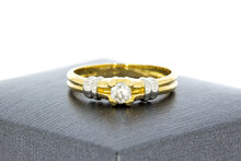Diamant ring 18 Karat Gold - 17 mm