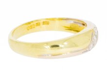 14 Karaat geel gouden Diamant Ring - 17,9