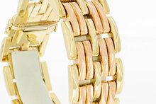 Breites 585 Gold armband &ndash; 20,9 cm