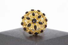 Vintage 585 Gold Ring mit Granat - 18,9 mm