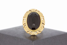 Granat Damen Ring 585 Gold - 17,2 mm