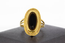 Vintage Granat Ring 750 Gold - 17,8 mm