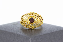 Vintage Granat Ring 585 Gold - 17,4 mm