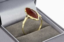 Vintage Karneol Ring 585 Gold - 19,9 mm