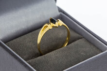 Saphir Ring 18 Karat Gold - 17,8 mm