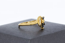 Saphir Ring 18 Karat Gold - 16,7 mm