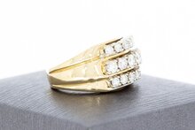 Diamant Damen Ring 585 Gold - 16,6 mm