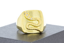 Edelsteinring 14 Karat Gold - 19,9 mm