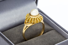 Perlen Gold Ring 750 Gold - 17,2 mm
