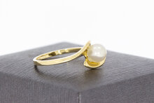Dames ring met Parel 14 Karaat goud - 17,1 mm