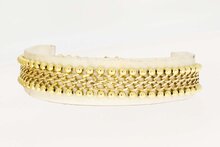 Geflochtenes Gold Armband 14 Karat - 22 cm