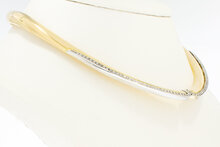 18 Karat Diamanten Goldhalskette - 44 cm