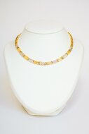 18 Karat Gold Diamant Halskette - 42 cm