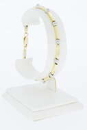 18 Karat Gold Diamant Tennis Armband  - 19 cm
