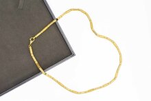 Halskette aus 18 Karat Goldbarren - 45,5 cm