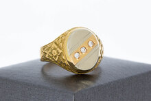 14 Karat Statement Goldring - 20,8 mm