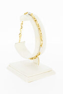 585 bicolor Gold K&ouml;nigsarmband - 20,7 cm