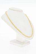Gold Kordelkette 14 Karat - 46,7 cm