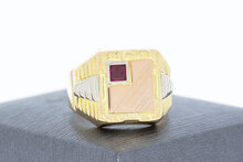 Rubin Ring 18 Karat Gold - 20,5 mm