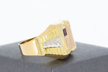 Rubin Ring 18 Karat Gold - 20,5 mm