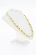 14 Karat Kordel Halskette - 47,6 cm