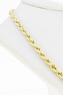 14 Karat Kordel Halskette - 47,6 cm
