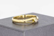 Diamantring 14 Karat Gold - 19,9 mm