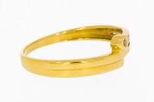 18 Karat Damen diamant Goldring - 17,8 mm