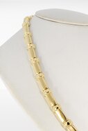 14 Karat St&auml;bchen Goldkette - 45,5 cm