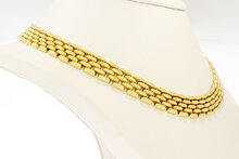 Milaneser Damen Goldkette 14 Karat - 44,3 cm