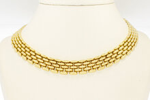 Milaneser Damen Goldkette 14 Karat - 44,3 cm
